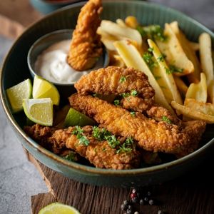 Patates Kızartmalı Çıtır Tavuk